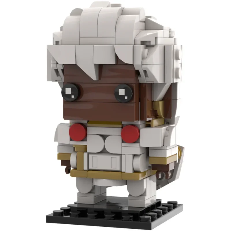 

299 деталей MOC X-Men Brickheadz: Фигурки из кирпичиков по мотивам фильмов, конструктор, креативные игрушки, подарки