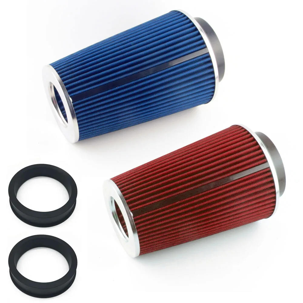 Universal 76MM Performance Air Filter  Auto Super Power Air Intake High Flow Air Filter Aluminum