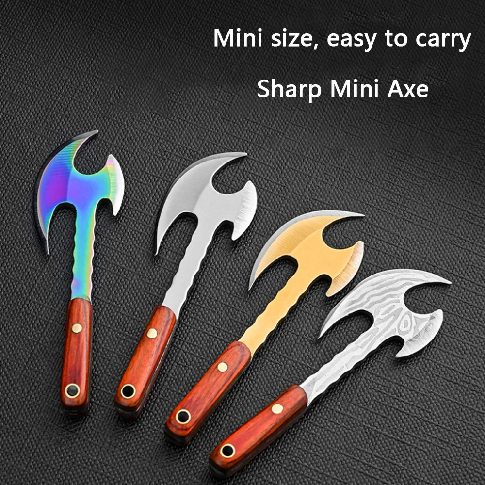 Mini Axe Knife Demolition Express Knife EDC Small Knife Blade Precious Embroidery Knife Small Vegetable Knife Portable Unpacking