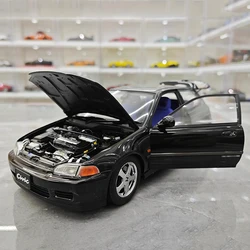 LCD Civic EG6 SIR Simulation Alloy Metal Car Model Collection Ornament 1 18 Adult Gift