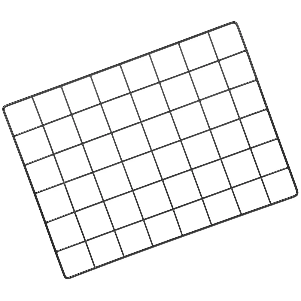 Hat Display Grid Photo Shelf Stand Clothes Hanging Closet Organizer Mesh Pendant Storage Frame