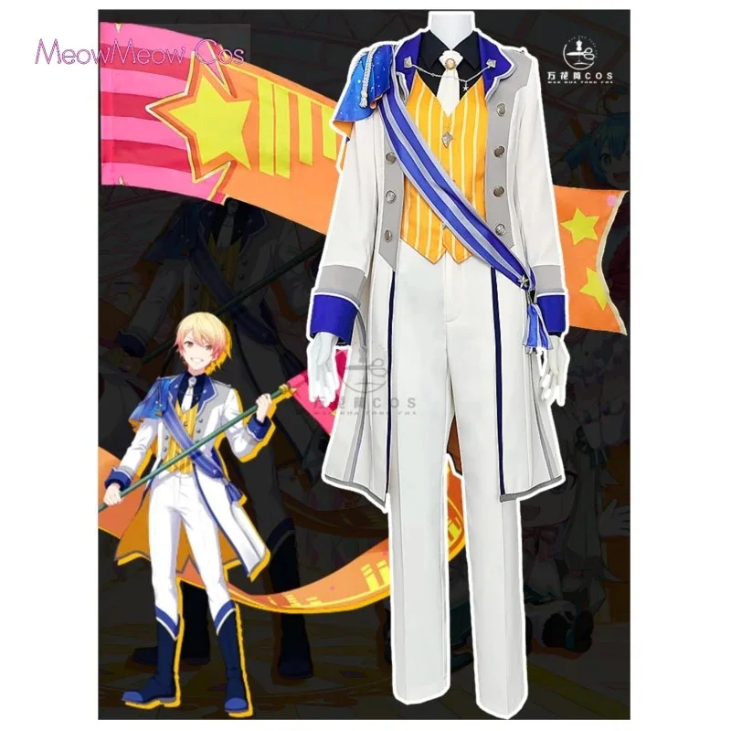Tenma tsukasa cosplay traje peruca jogo projeto sekai kamishiro rui otori emu cosplay fnacy país das maravilhas showtime terno vestido novo