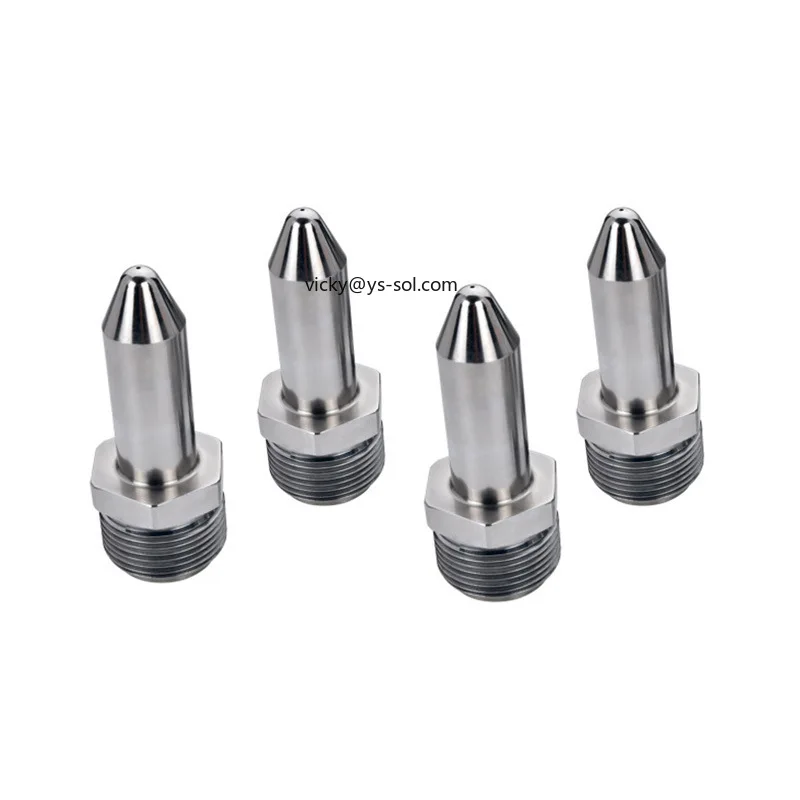 YUESHEN custom inner spring nozzle/hydraulic nozzle for injection machine  plastics sealing nozzle