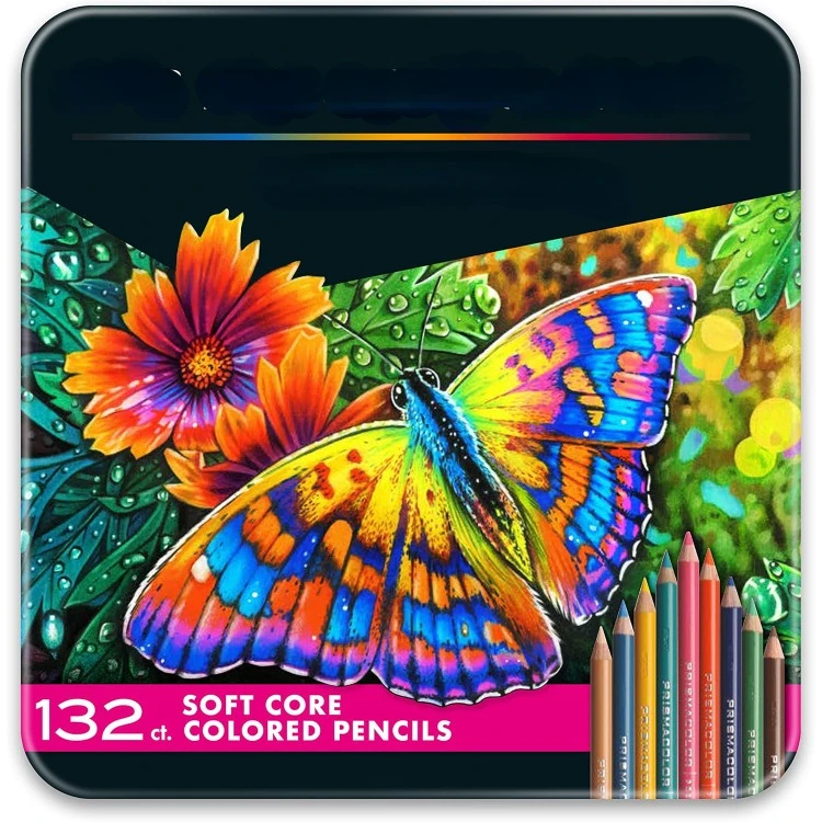 

Colored Pencils, Premier Soft Core Pencils, Assorted, 132 Count