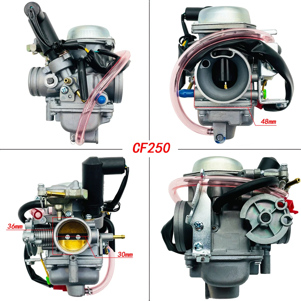 PD30J 30mm Carburetor for 250cc water cooling Scooter ATV QUAD 172MM CF250 CH250 CN250 HELIX Qlink Commuter 250 Roketa MC54-250B