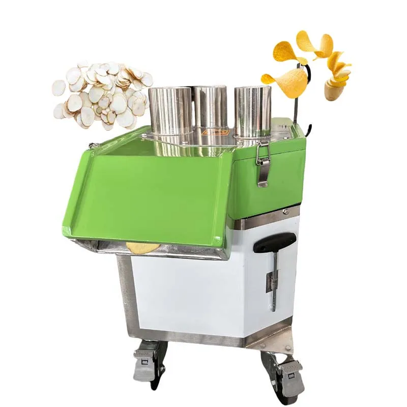 

Automatic Stainless Steel Vegetable Cutter for Fruits Vegetables-Onion Potato Lemon Coconut Chips Slicer