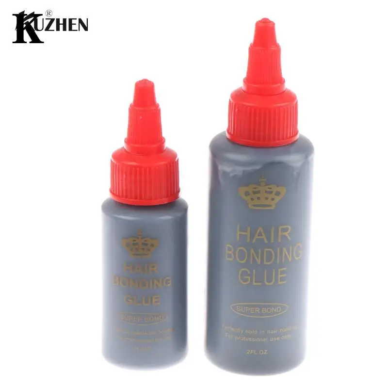 30/60ml Toupee Tool Liquid Adhesive False Eyelashes Wig Glue Easy Apply Salon Hair Extension Waterproof Professional Invisible