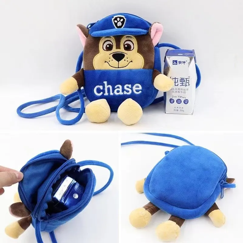 Paw Patrol Push Shoulder Chest Bag Chase Marshall Rubble Doll Mini School Bags Travel Backpack Crossbody Bag Children's Gifts