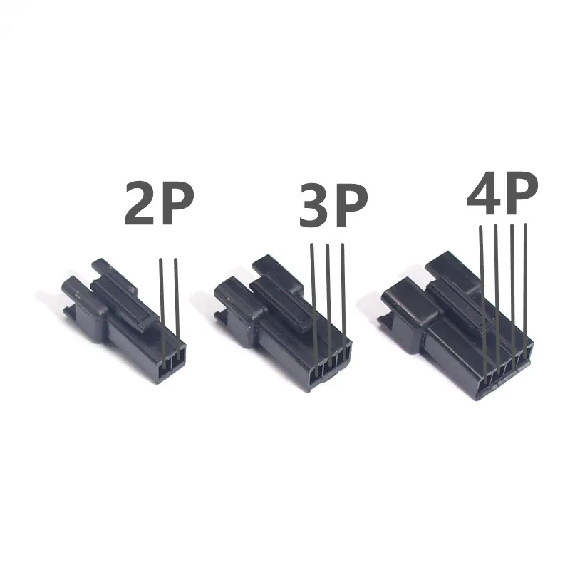 50PCS lot SM2.54 female Housing socket jst 2.54mm pitch plug lock connector 2P/3P/4P/5P/6P/7P/8P/9P/10P/11P/12p connector