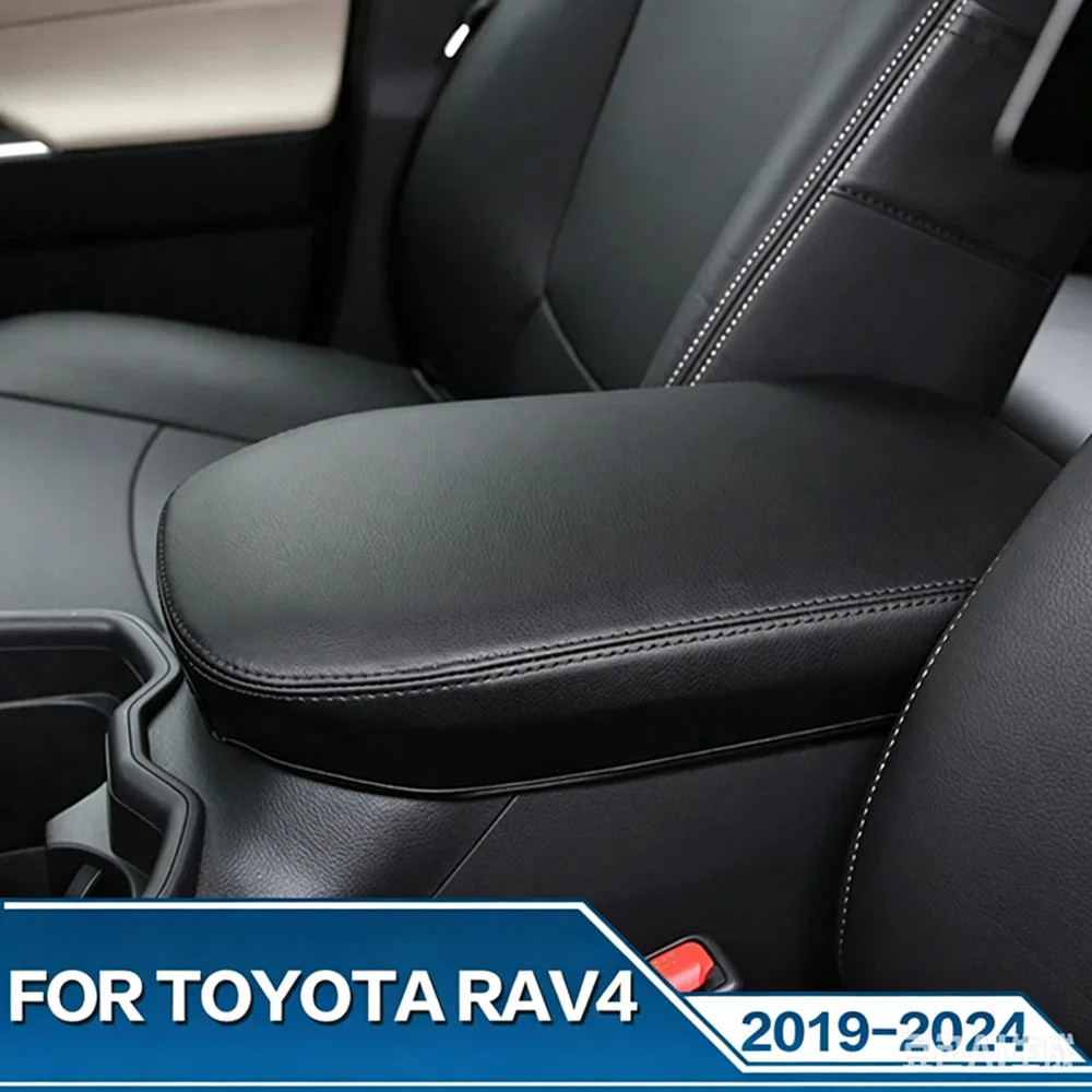 1 Stück Auto-Armlehnenbox-Abdeckung, Mittelkonsolen-Innendekorationszubehör für Toyota RAV4 XA50 2019 - 2024 2020 2021 2022 2023 – Detail 1