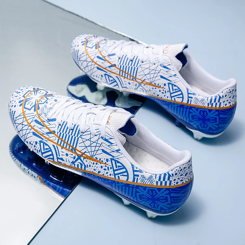

Men Football Shoes Grass Training Football Field Boots Outdoor Fast Soccer Shoes Society Cleats Comfortable Sneaker Professional