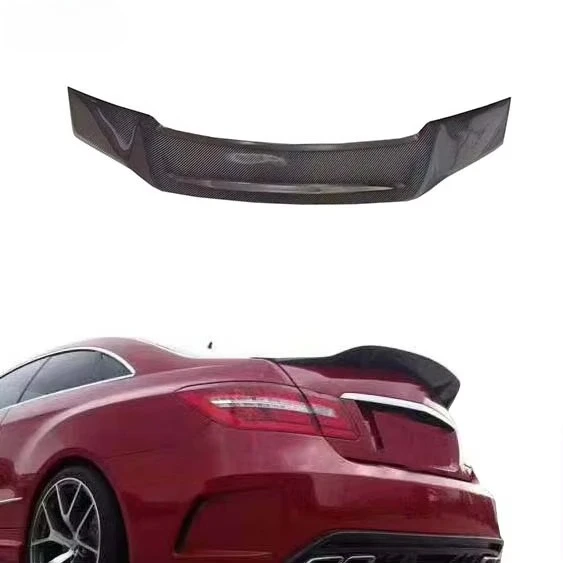 Real Carbon Fiber Rear Spoiler Trunk Wing for Mercedes E Class W207 Coupe R Style Decorative