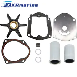 821354A2 Water Pump Impeller Repair Kit for Mercury Mariner Force Outboards 25 30 40 50 HP with Tubes 821354A1 821354A04 18-4531