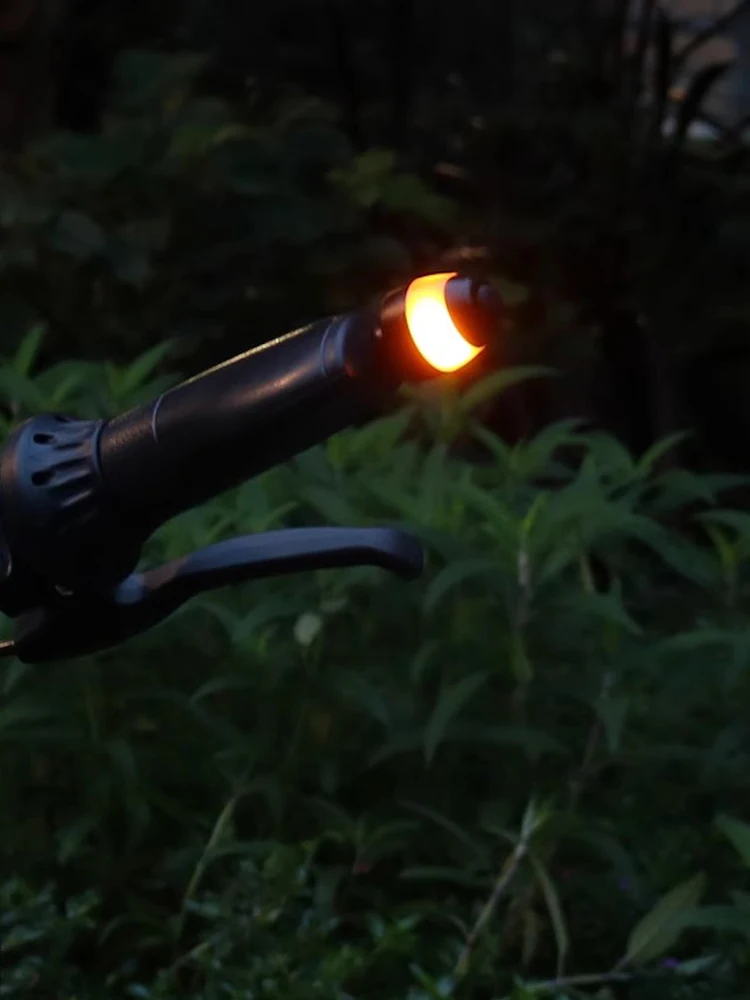 AliExpress NONE Bicycle Light Cycling Turn Signal Warning Light Blocked Light Handlebar Cover Light Road Bike Cycling Equipment