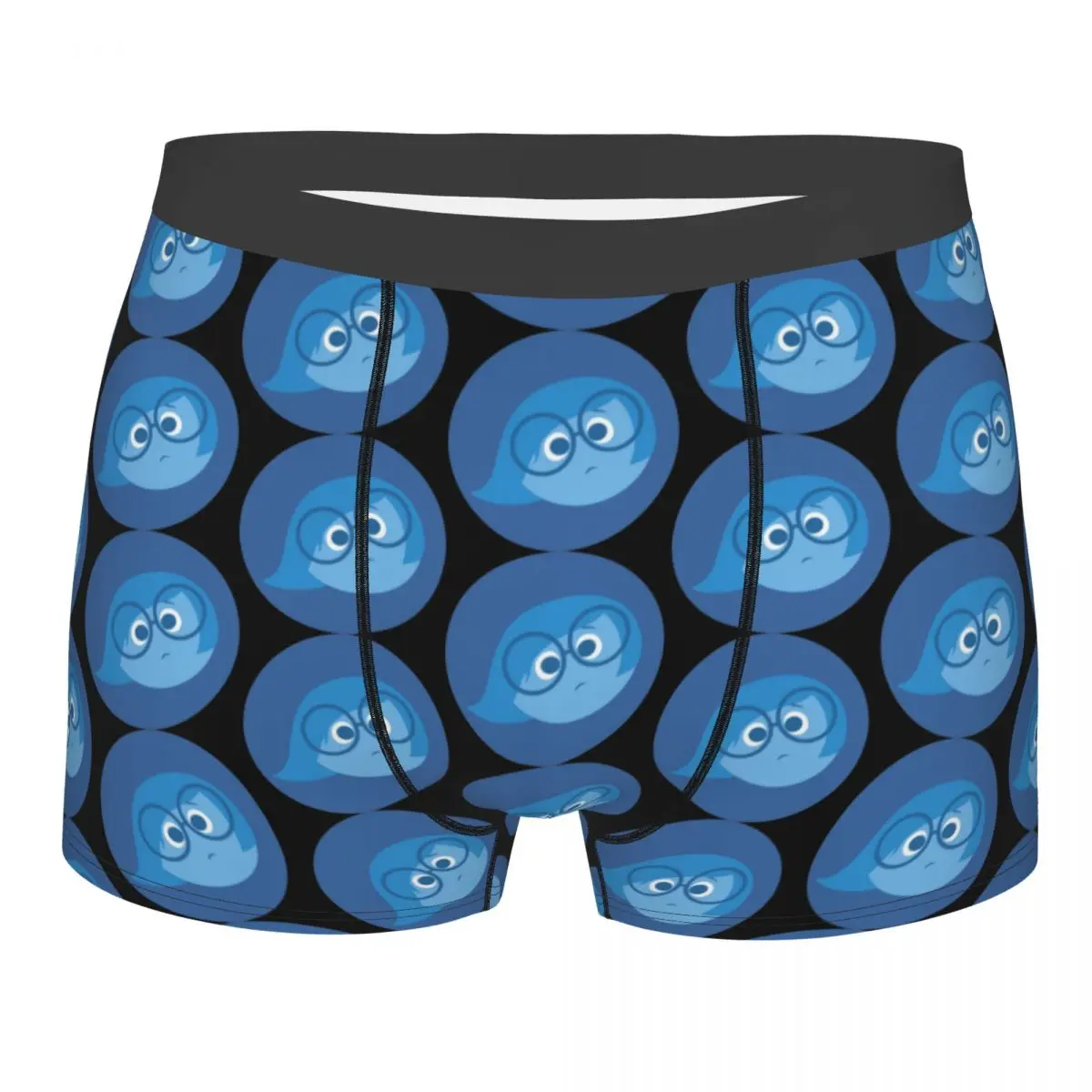

Custom Inside Out Sadness Underwear Men Stretch Boxer Briefs Shorts Panties Soft Underpants For Homme