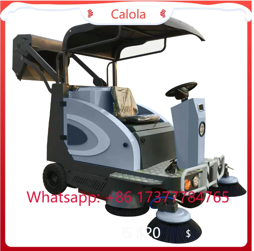 High Performance Industrial Lawn Sweeper Durable Artificial Grass & Concrete Floor Cleaner