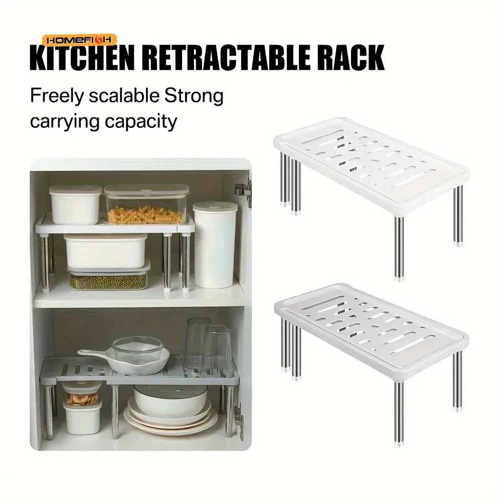 Ausziehbares Regal (1 Stück) Mehrzweck-Aufbewahrungsregal für Haushaltsgewürzflaschen-Organizer