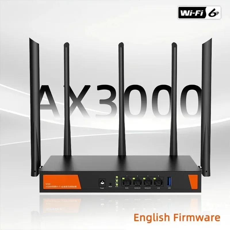 W30E AX3000 무선 엔터프라이즈 Wifi6 라우터 5G 사무실 인터넷 핫스팟 카페 대형 주택 최대 80 Wi-Fi /200 케이블 사용자