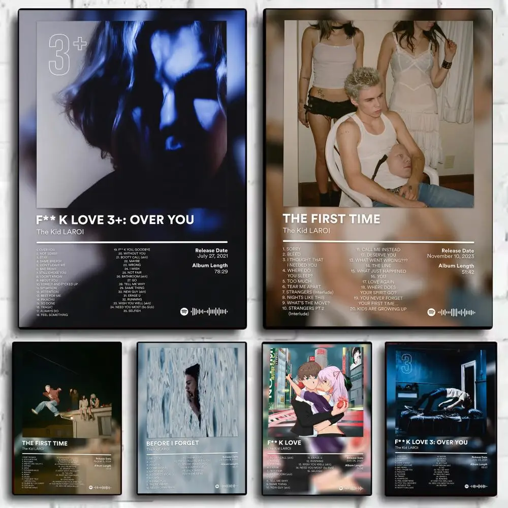 The K-Kid LAROI Music Album Poster Home Living Bed Room Bar Hallway Sticky Wall Art Printing Waterproof Aesthetic Decor