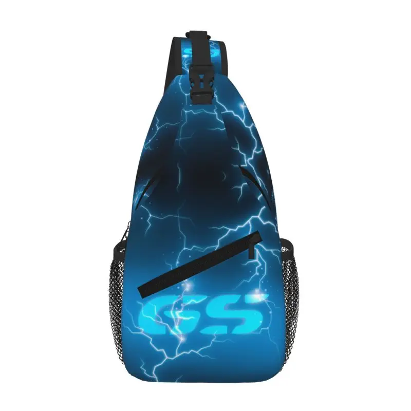 

GS Motorcycle Adventure Crossbody Sling Backpack Men Custom Shoulder Chest Bag for Cycling Camping Daypack