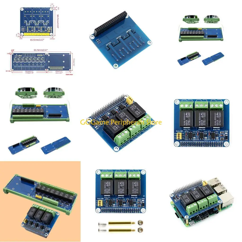 

U55B Shielded Power Board Expansion Module Supports for RPi 5 5B
