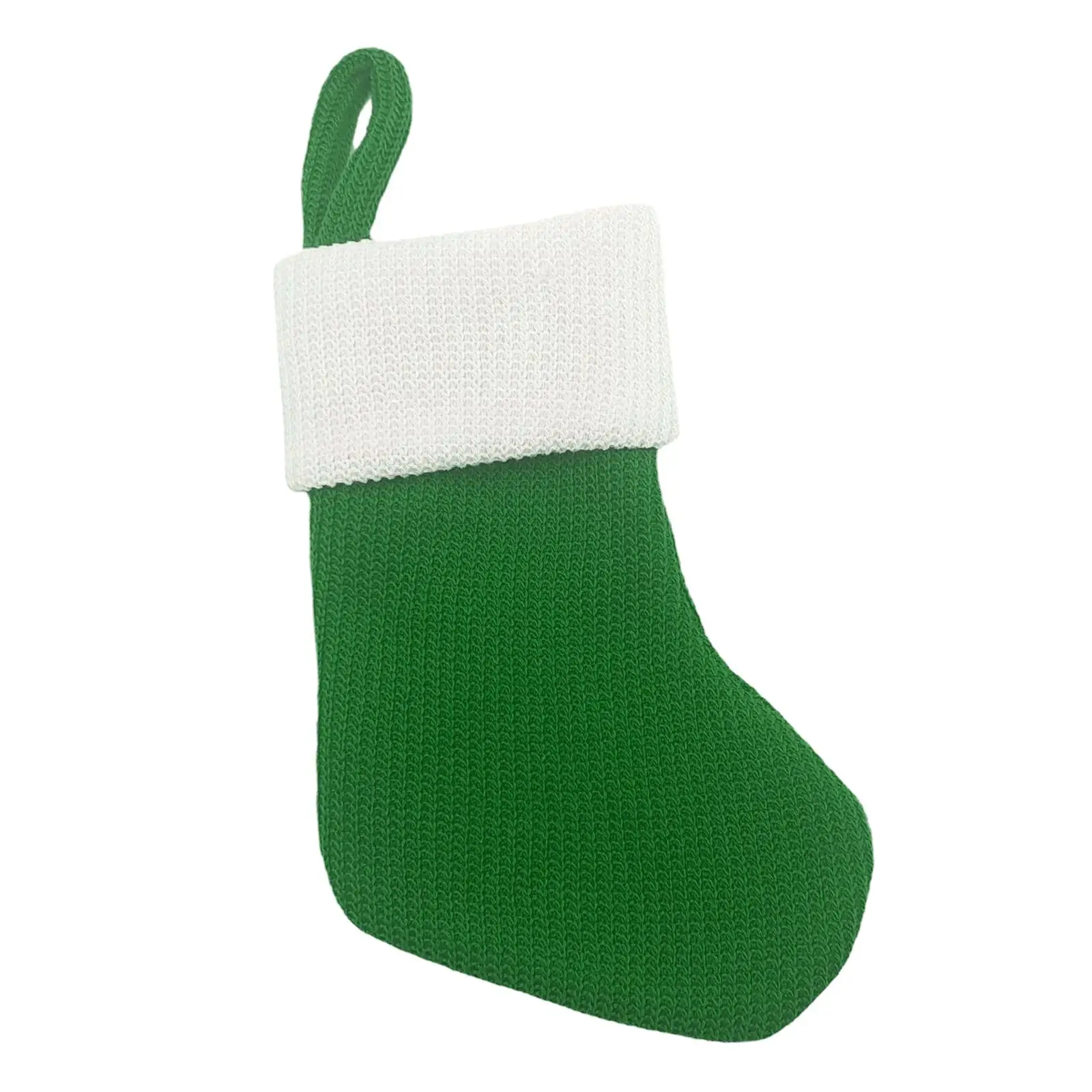 3x Christmas Stocking Candy Gift Bag Knit Christmas Stockings Xmas Hanging Stockings Christmas Decoration for Fireplace Festival