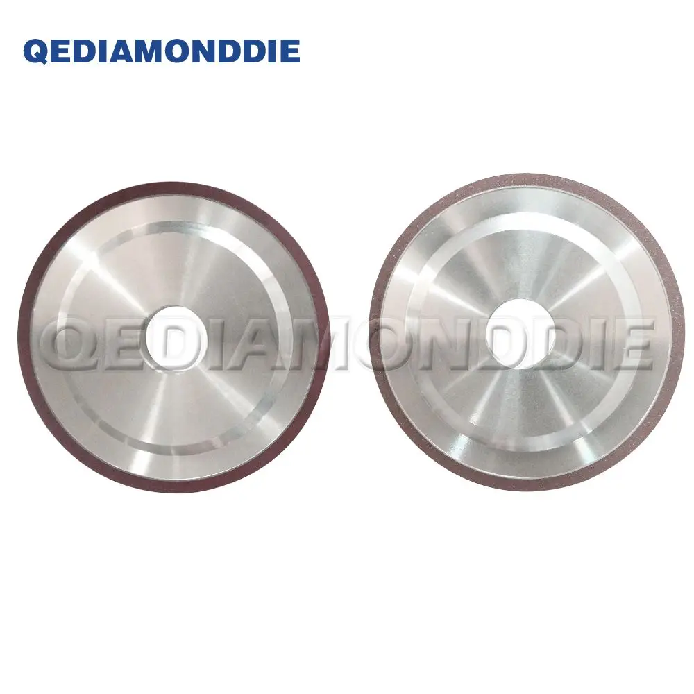 Double Grit 3A1 Flat Resin Bond Diamond Grinding Wheel For Tungsten Carbide Side Angle Grinding