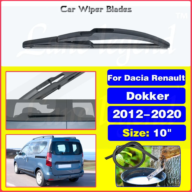 

10" Rear Wiper Blade For Dacia Renault Dokker 2012 - 2020 Windscreen Windshield Wipers Blades Auto Accessories 2017 2018 2019