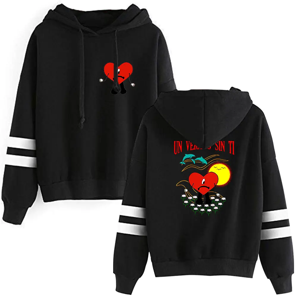 

Bad bunny merch Un Verano Sin Ti hooded men drawstring hoodies sweatshirt women unisex music fans hip hop pullover