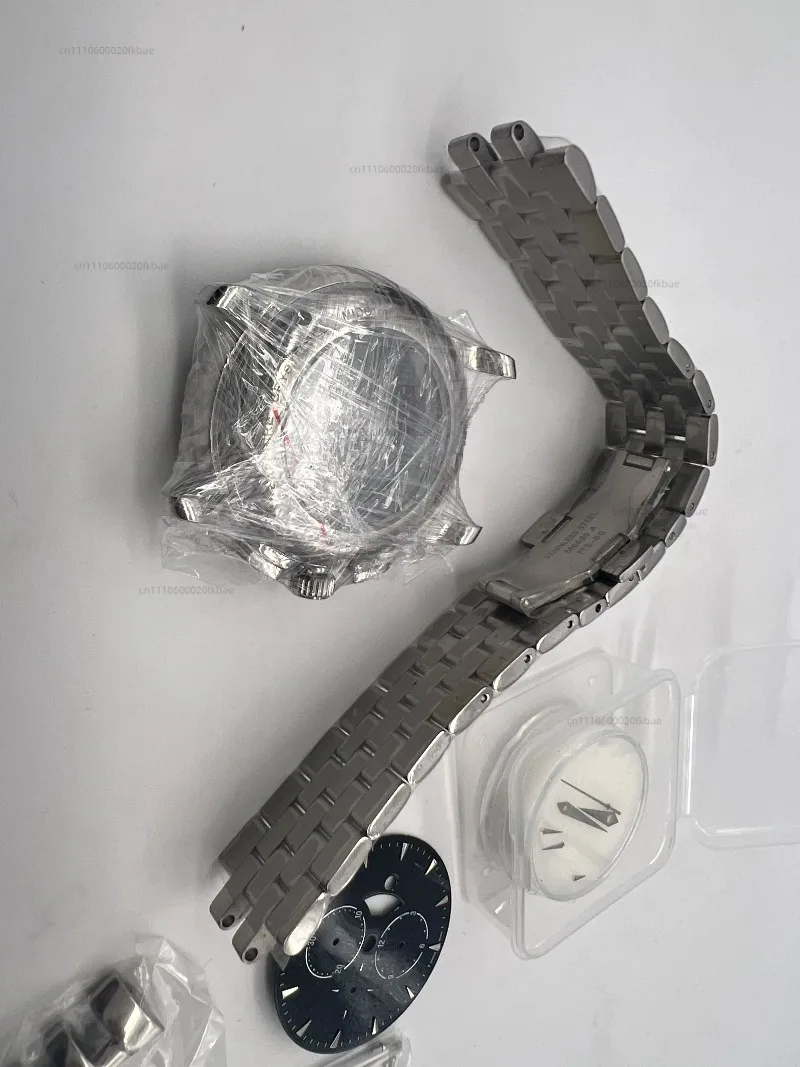 7750 case, M8607 case, watch case, watch accessories, sapphire mirror stainless steel case.