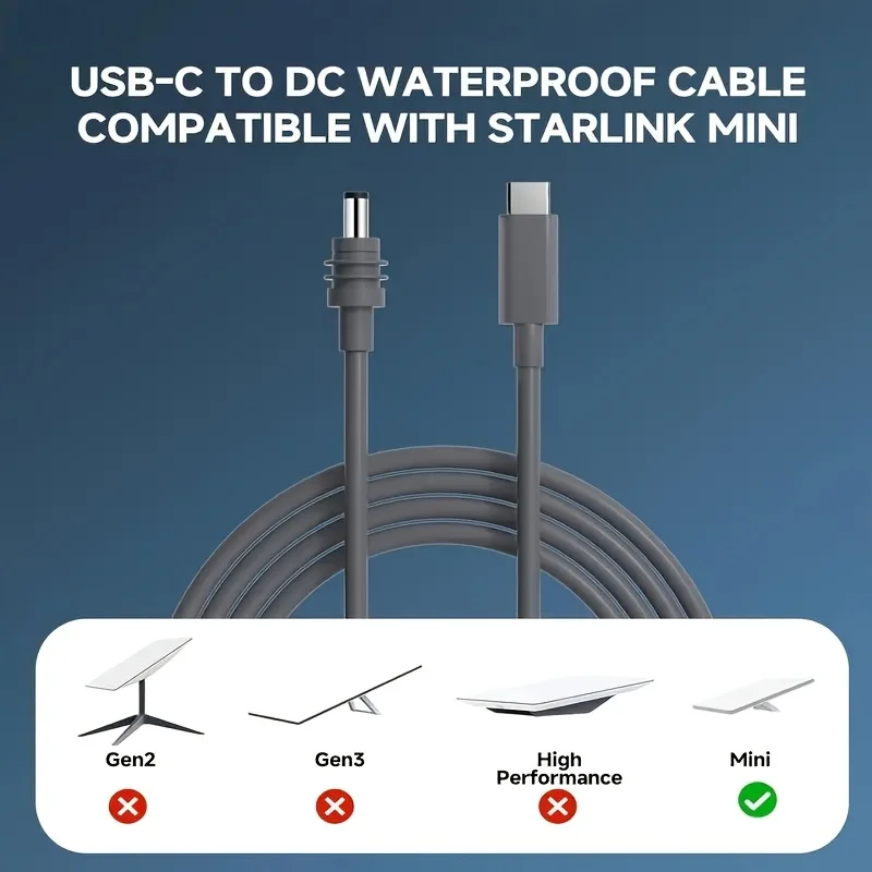 USB C to DC Power Cable PD Charging Cable Type C Input to DC Output Cord for Router LED Light Fan PD Charger Power Bank