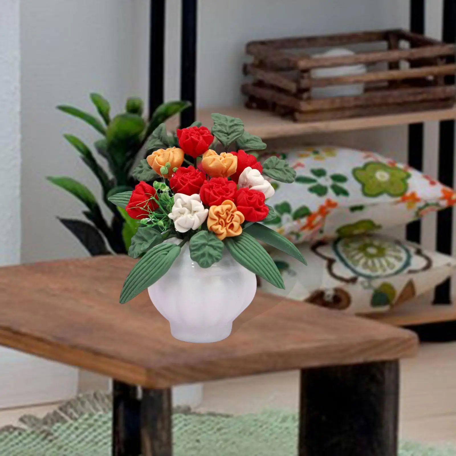 

Miniature Plant Bonsai Model Layout Decorative Tiny Bonsai Fake Plants 1/12 Scale