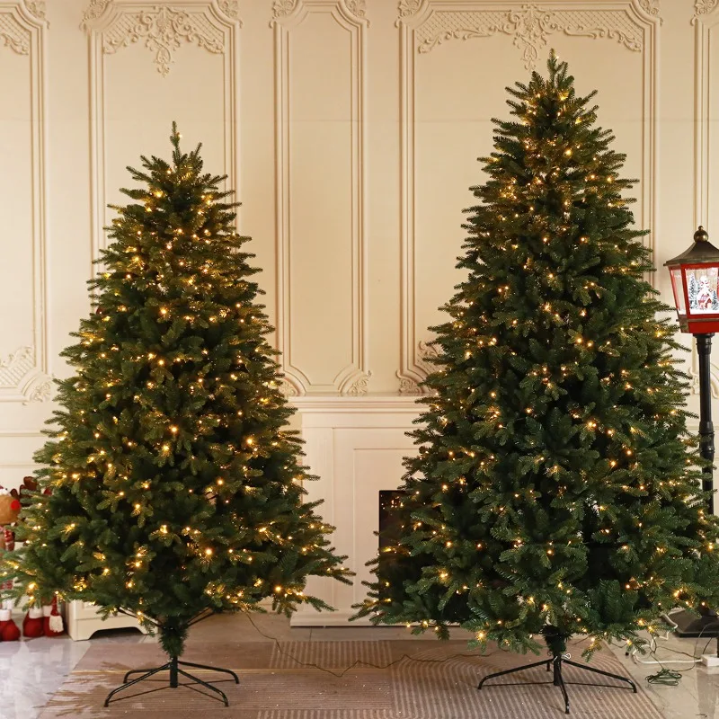 

Two-color Christmas tree spot Christmas indoor and outdoor scene decorative tree