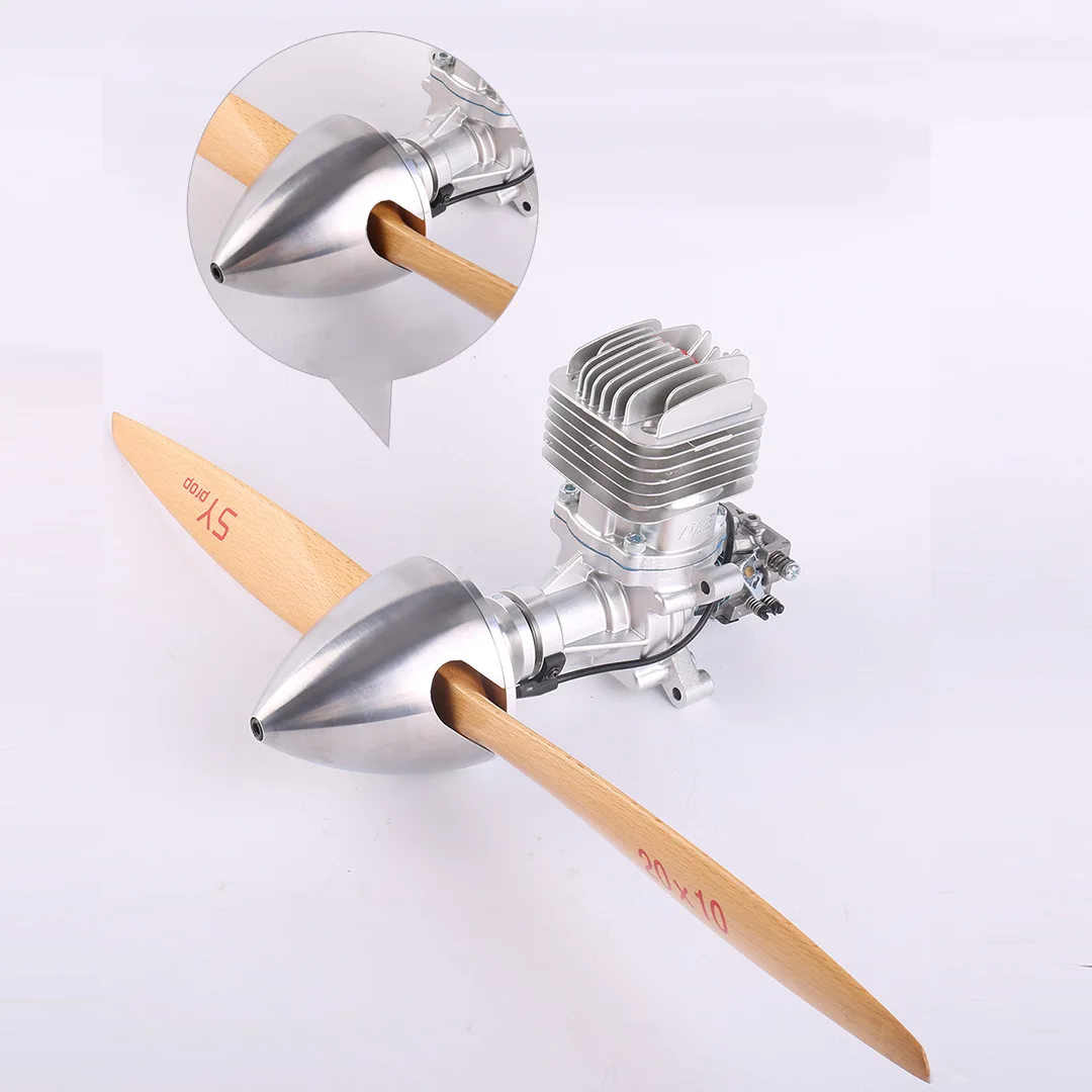 DLE engine special metal paddle cover, aluminum paddle cover, two blades, fairing, model aircraft propeller 2 to 4.5 in