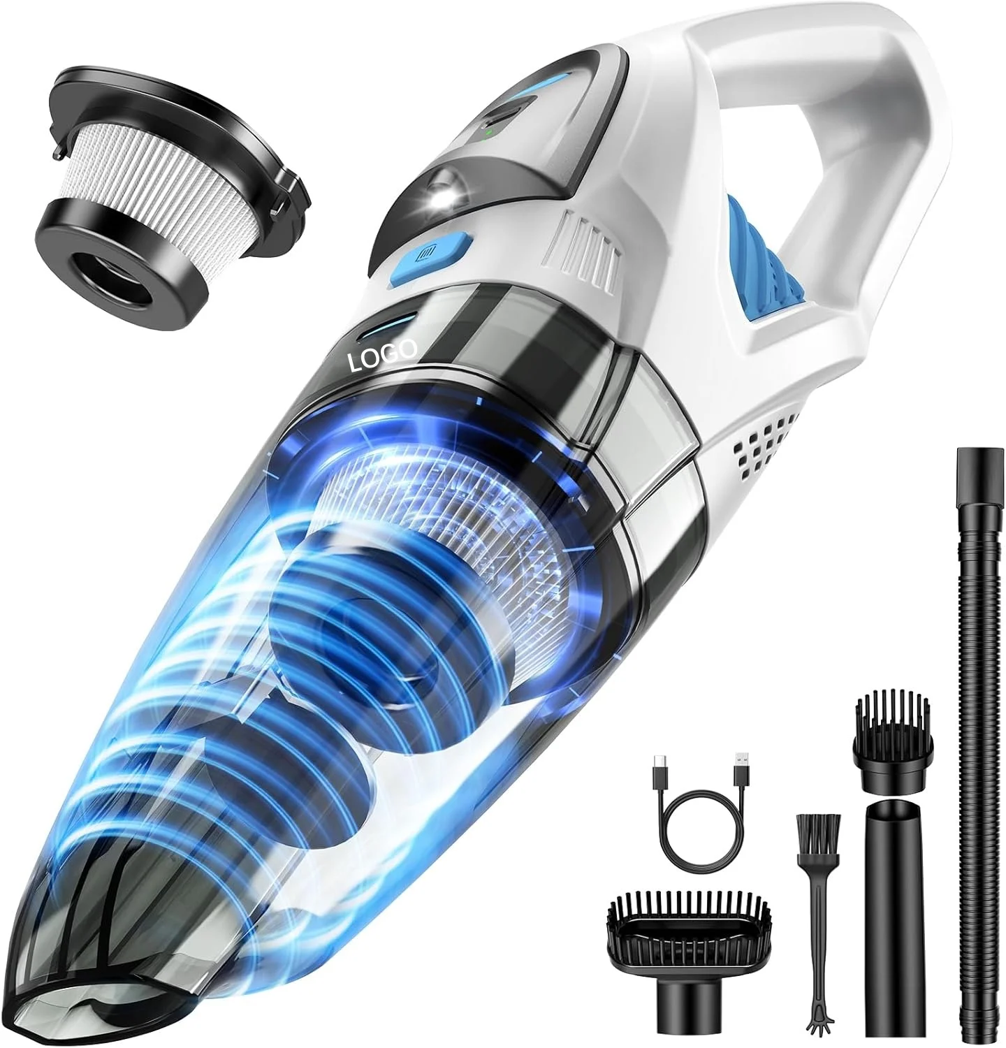 Portable Car Vacuum Cleaner with USB Power New Design Wireless Handheld Mini Vacuums