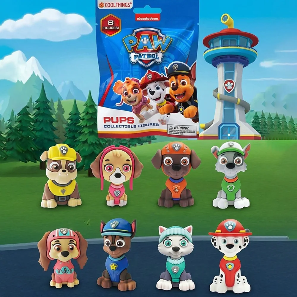 1 Stück Paw Patrol Offiziell Lizenzierte 3D-Figur Überraschungstüte Niedliche Charakterpuppe Zufällige Einzelstücke Schreibtisch-Deko Lustiges Sammlerstück – Detail 1