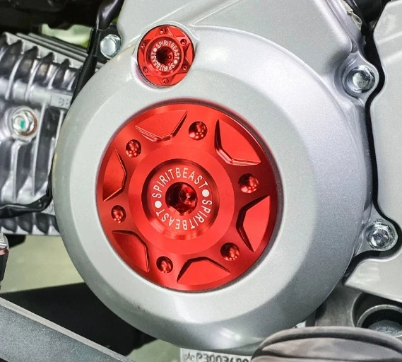 

Motorcycle Engine Screw Cover Hole Left Side Engine Magnetic Cover Crankcase Screw Cover for Honda Cross Cub
