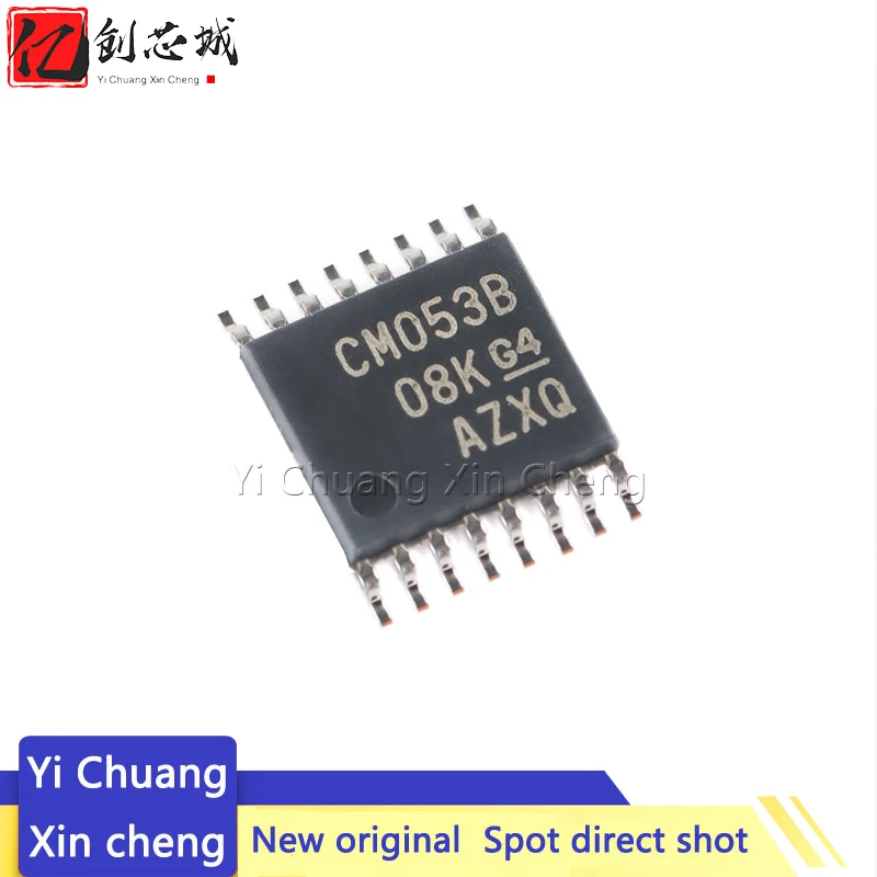 

10PCS New CD4053BPWR TSSOP-16 3-Channel Analog Multiplexer Chip