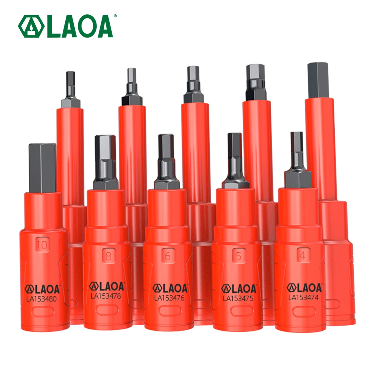 

LAOA S2 Инструмент с шестигранной головкой и изоляцией из легированной стали, высокая твердость, прочный для профессиональной механики