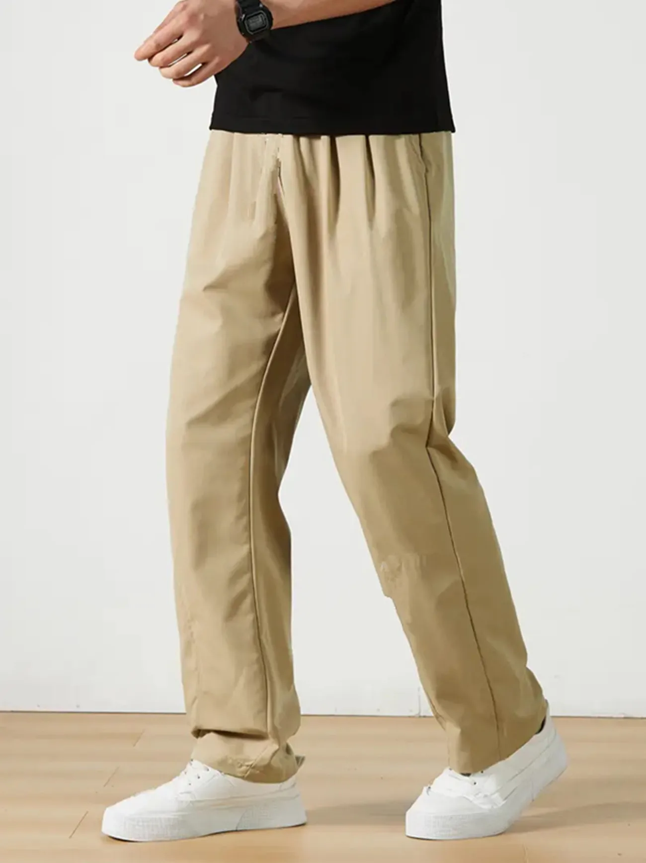 

Мужские повседневные брюки-джоггеры, свободные брюки-карго, спортивные штаны на шнурке, походные уличные саржевые спортивные брюки