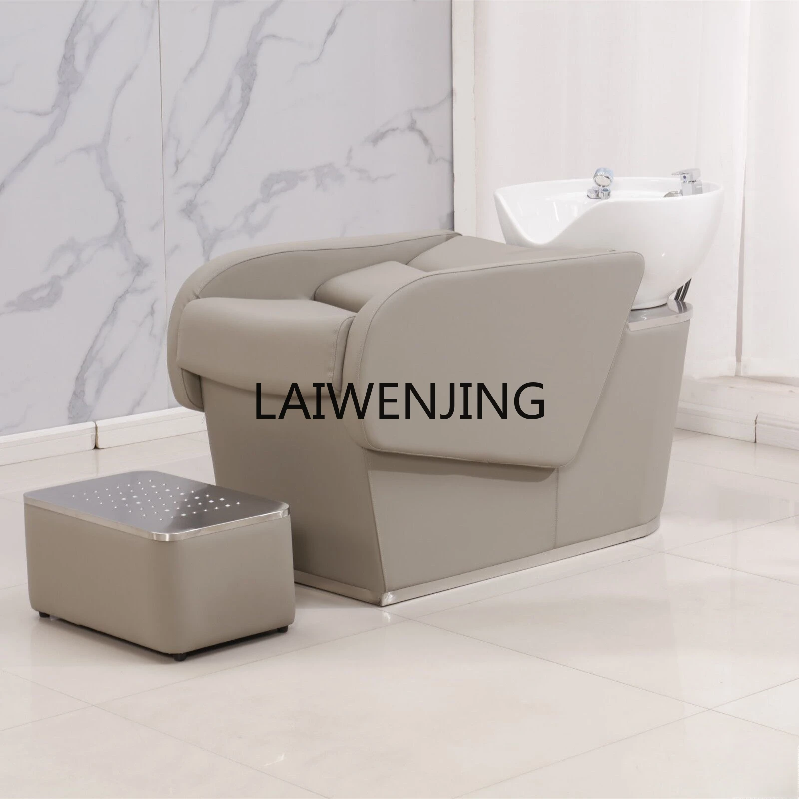 

SGF hair salon shampoo bed half lying simple flush bed