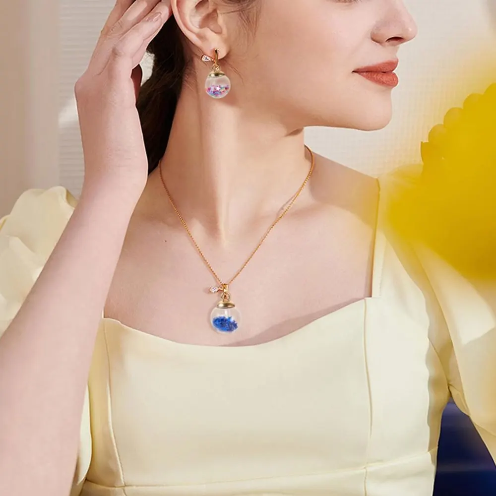 4/17/34pcs Multi-color Ball Shaped Fashionable Fun Fashion Pendant, DIY Necklaces Earrings, for Christmas Valentine's Day Gifts view 6
