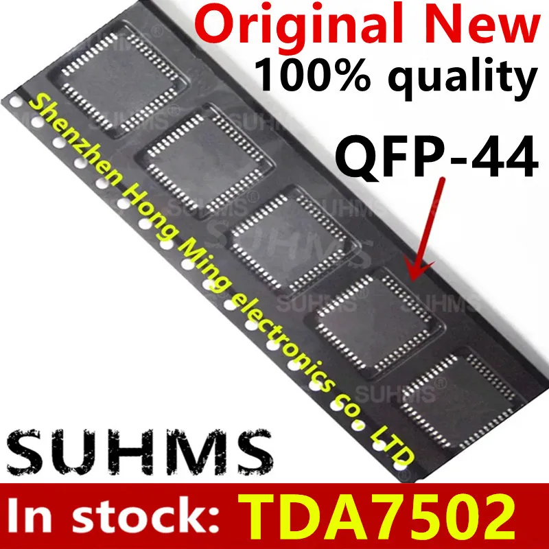 

(1piece)100% New TDA7502 TDA7502E013TR QFP-44