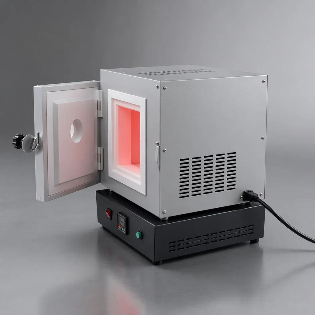 1150℃ Heating Furnace with Observation Window 1750W Constant Temperature Oven For Jewelry Mold Casting