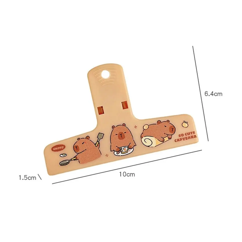 Kawaii Capybara Storage Folder Creative Portable Cartoon File Folder Multi-purpose Double Sided Documents Clip Student