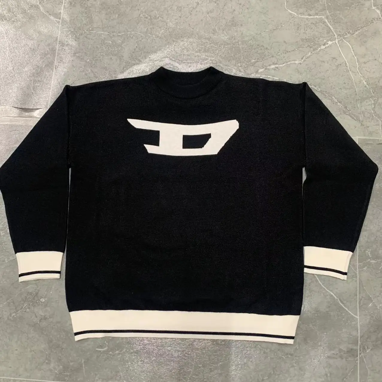 

2025 Smoothmood Baby Sauce, простой свободный утягивающий вязаный свитер с v-образным вырезом и буквами, женский топ Y2K, удобный дышащий модный