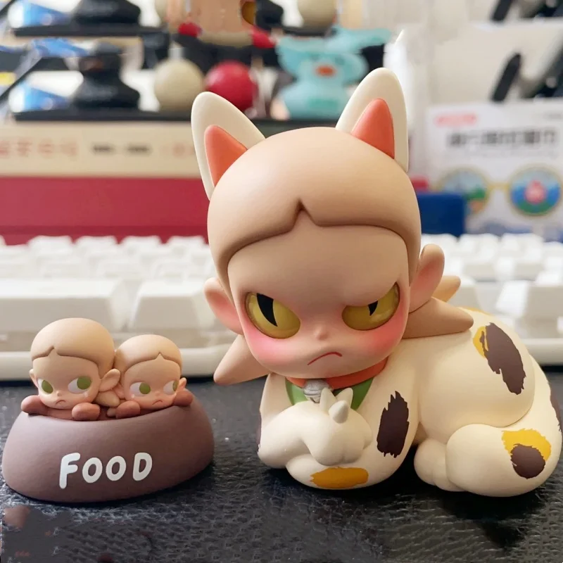 Original Zsiga Fussy Cat 100% Figurine Cute Toys  Action Figure Birthday Toys Collection Gifts