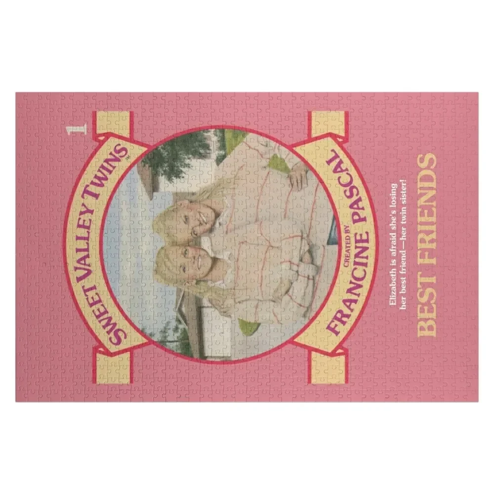 

Sweet Valley Twins Vintage Book Cover: Best Friends #1 Jigsaw Puzzle Photo Custom Puzzle