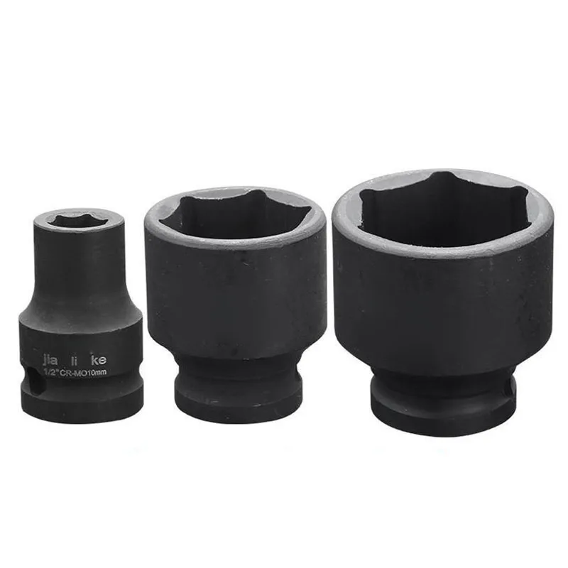 Imagem -03 - Soquete de Impacto Curto para Impacto Elétrico Soquetes de ar Soquetes Pneumáticos Pontos 10 mm 12 mm 13 mm 14 mm 16 mm 17 mm 18 mm 19 mm 34 Milímetros 36 Milímetros 38 Milímetros 41 Milímetros 46 Milímetros