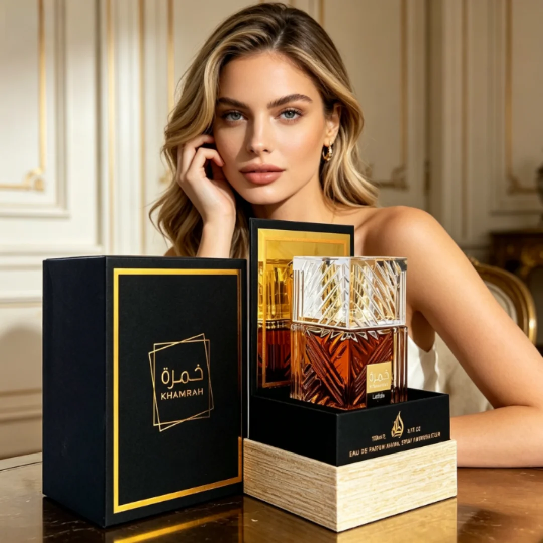 

1Brand Khamrah Arab Notes Unisex Perfume | Fresh Romantic Fougere & Woody Fragrance | Strong Pheromone Long-Lasting Cologne